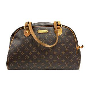 LOUIS VUITTON Authentic Brown Monogram Boston Bag